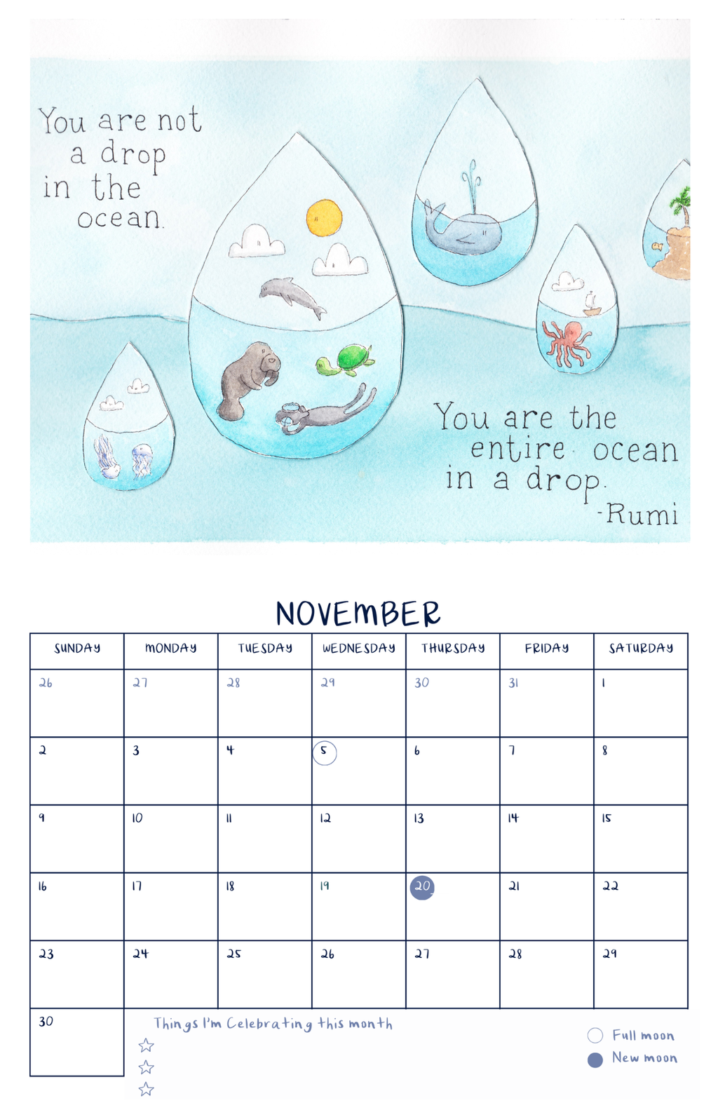 2026 Calendar ⚡️