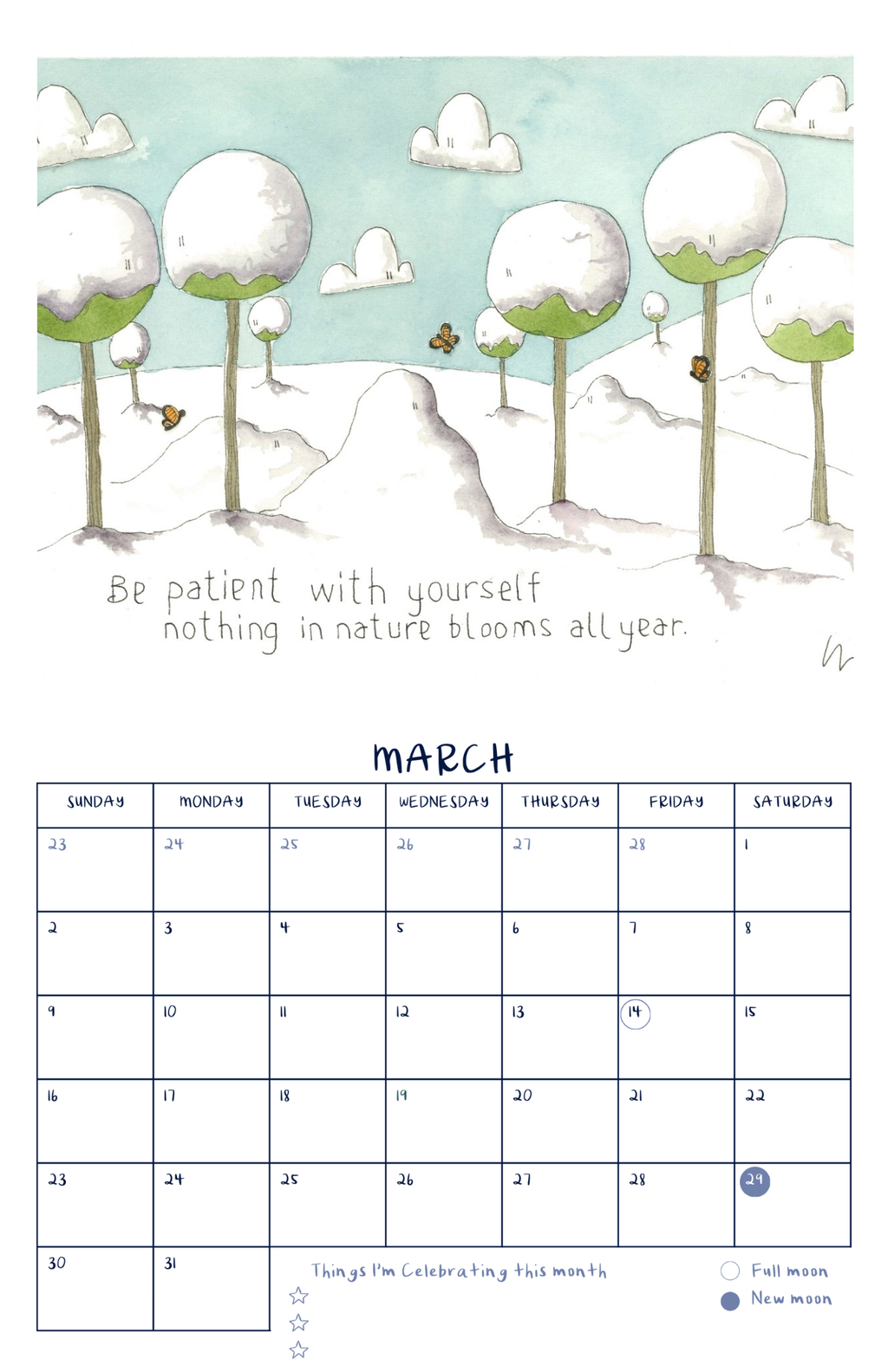 2026 Calendar ⚡️