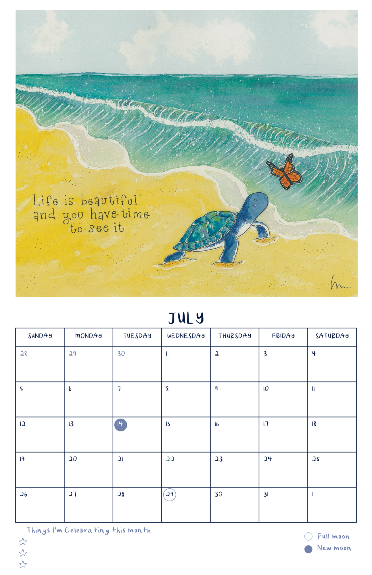 2026 Calendar ⚡️