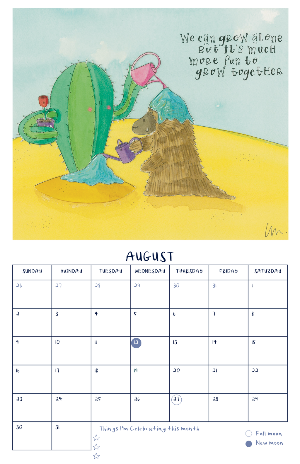 2026 Calendar ⚡️